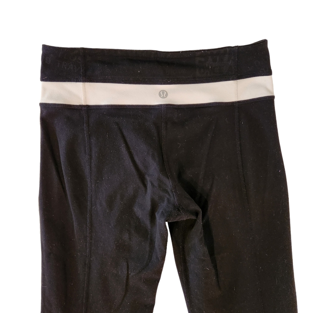 Lululemon Reversible Flare Leggings - Black & White - Picture 9 of 11